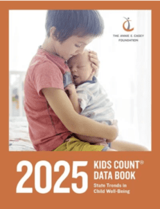 The 2025 KIDS COUNT Data Book. (Image courtesy Annie E. Casey Foundation)